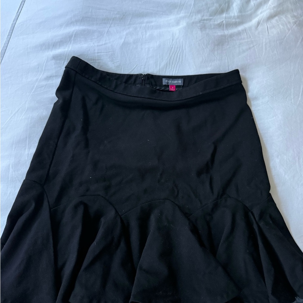 Vince camuto Black Flounced Women’s Skirt